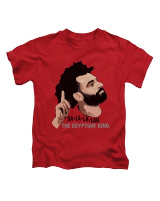 Salah King Erwachsene T-Shirt Mo Salah inspiriert Fußball Ägyptischer König Top Tee Neu