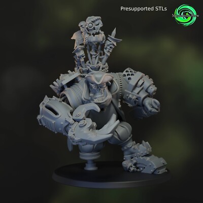Dread Cap'n Silver Bones - Grimdark  Orc Boss - Space faring Ork - Sci-fi