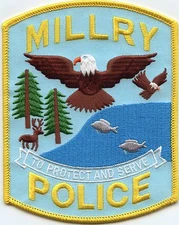 MILLRY ALABAMA AL To Protect And Serve POLICE PATCH