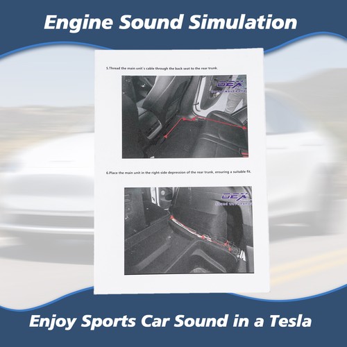 Dual Simulate Engine Sound System für Tesla Model 3 / Model Y 110W Single 220W - Bild 13 von 14