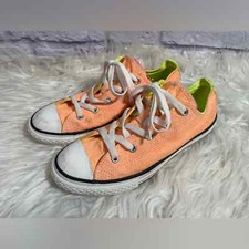 Converse All Star Light Orange Double Tongue Sneaker junior Size 4