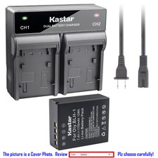 Kastar Fully Decoded Battery AC Rapid Charger for BLH-1 Olympus OM-D E-M1 Mark2