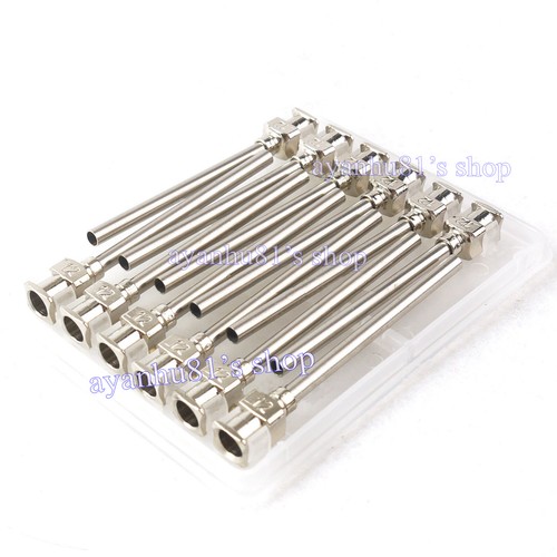 12pcs 12G Gauge Blunt Stainless Steel Dispensing Syringe Needle Tips 2" Long - Picture 2 of 5