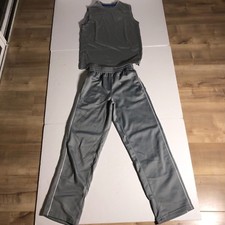 NWT FILA Boys Track Athletic Pants  Top SIZE 10/12 Concrete Gray