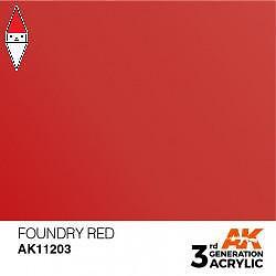 ACRILICO MODELLISMO AK INTERACTIVE FOUNDRY RED 17ML