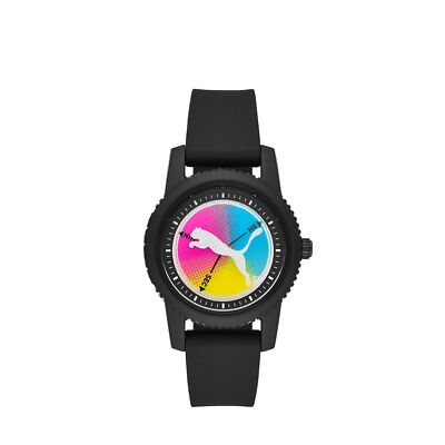 Womens Wristwatch PUMA ULTRAFRESH P1068 Silicone Black Australia