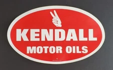 Kendall Motor Oil Sticker Decal Vintage Original Large 10x6" New Old Stock NOS