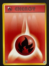 Pokemon Card Fire Energy #19 Intro Pack Neo Chikorita Deck Japanese