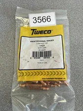 25 Pack TWECO 14 Series .023/.025 Contact Tips 1423 1140-1100 0.6mm Mig Welder