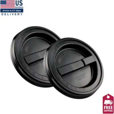 #ad #ad Black Screw Top Bucket Lid 2 Gaskets Fits 5 Gal. amp; 3.5 Gal. Buckets 2 Pack $13.79