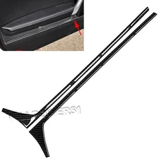 Real Carbon Fiber Interior Door Panel Armrest Trim Fits 13-20 BRZ GT86 FRS