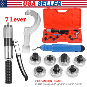 CT-300A Hydraulic Tube Expander 7 Levers Tubing Expanding Tool Swaging Kit Tools CT-300A Hydraulic Tube Expander 7 Levers Tubing Expanding Tool Swaging Kit Tools