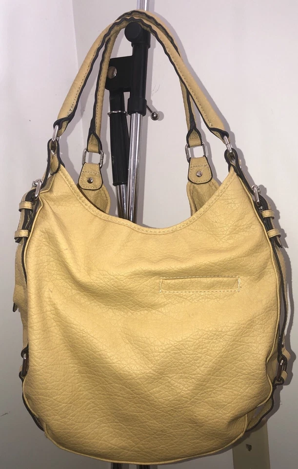 BOLSO CLÁSICO ROSETTI - Bolso de mano / Cartera / Cartera hobo informal amarilla de 3 secciones Foto 2 de 4