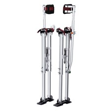 VEVOR Trampoli per Cartongesso in Alluminio Uso per Edilizia Altezza91,4-126,7cm