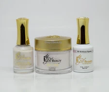 Igel Dip & Dap Matching Trio GEL + LACQUER + DIP POWDER - 02 SNOW SPARKS