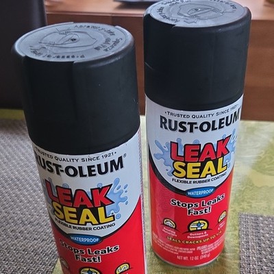 Rust-Oleum Flexible Rubber Coating Spray Waterproof 12oz (340g) Leak Seal