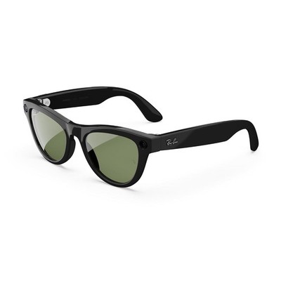 Ray-Ban RW4014 Skyler Gen 2 Gloss Black G-15 Green Lenses 52-20 Polarized Good