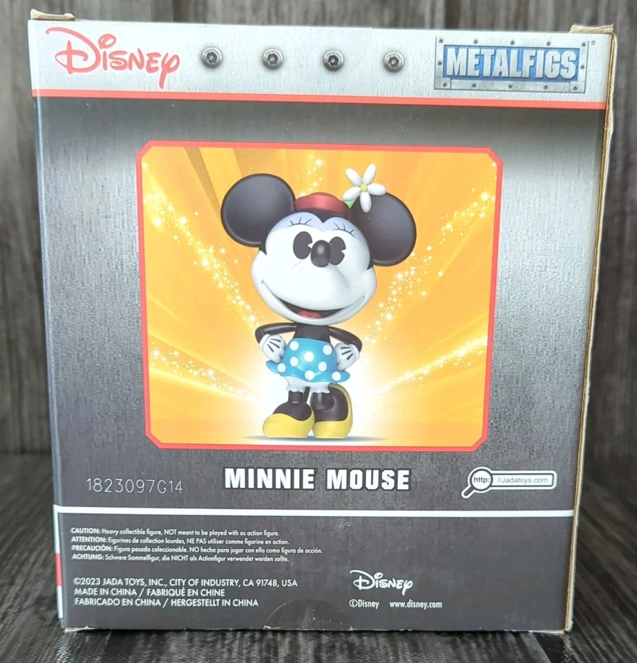 Figura fundida a presión de Minnie Mouse de Metalfigs Disney animación coleccionable Foto 3 de 3