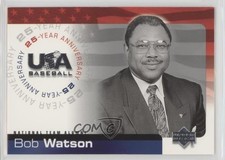 2004 Upper Deck USA Baseball 25-Year Anniversary Bob Watson #USA-150 y0i