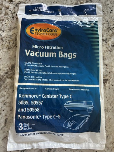 Envirocare Micro MD814L - Sacchetti Con Fascia Elastica, 37 Litri, Confezione Da 3 - Per Filtri Acqua? No, Controlla Bene! - 3