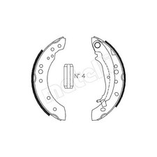 Mâchoire de frein Smart FORFOUR