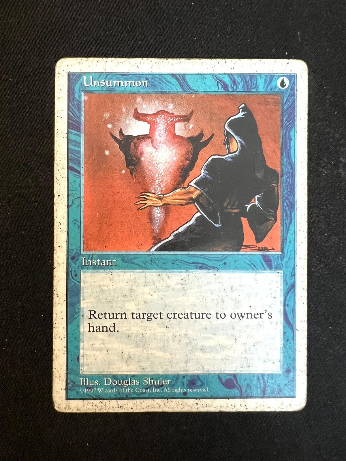 Unsummon C Fifth Edition Magic: The Gathering DMG