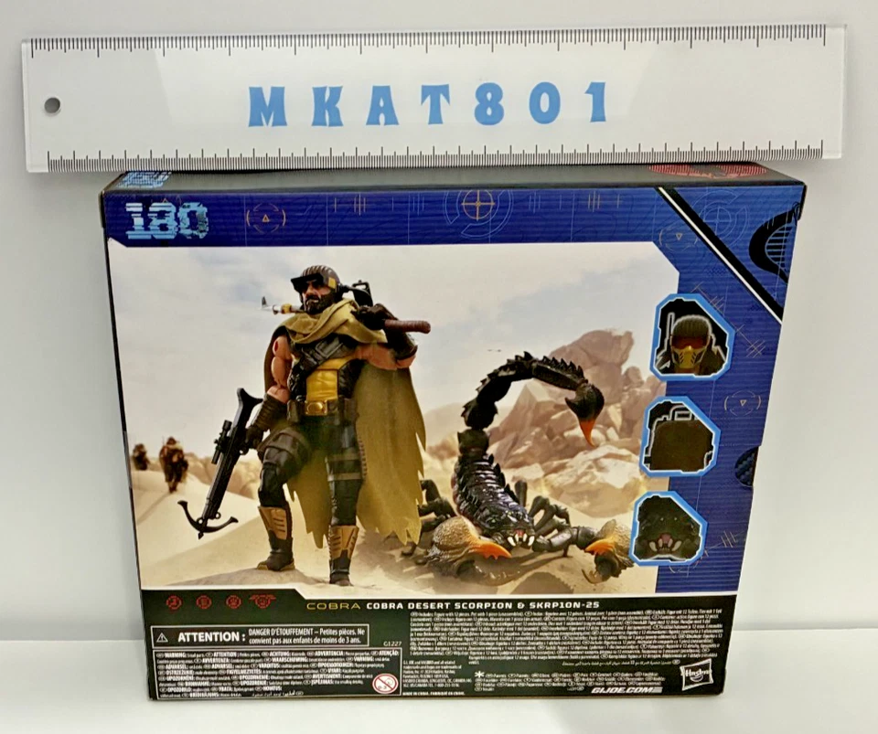 Figura Hasbro GI Joe Classified Cobra Desert Scorpion 6” 2025 nueva sellada Foto 4 de 4