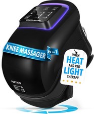 Knee Massager with Heat  Red Light Therapy for Pain Relief Muscle Relaxation