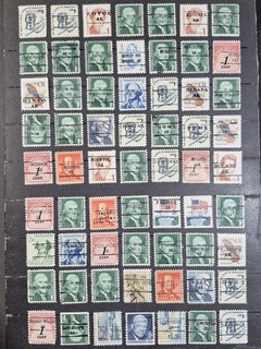 US stamps 63 precancels from Kotzebue to Savoonga Alaska.
