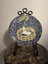 1971 Haviland Limoges La Chasse à la Licorne Unicorn Plate France