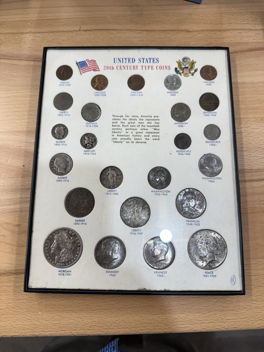 US 20th Century Type Coins Set Silver CC0011 | eBay