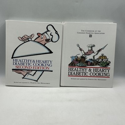 Vintage Healthy & Hearty Diabetic Cooking 2nd Ed Diabetes HC White 2003 USA