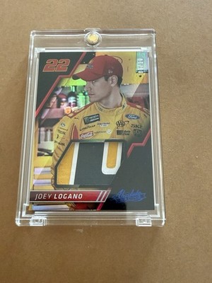 2017 Panini Absolute Joey Logano No. AM-JL Race used material # 09/10