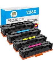 206X Toner Set For HP Color Laserjet Pro with Chip