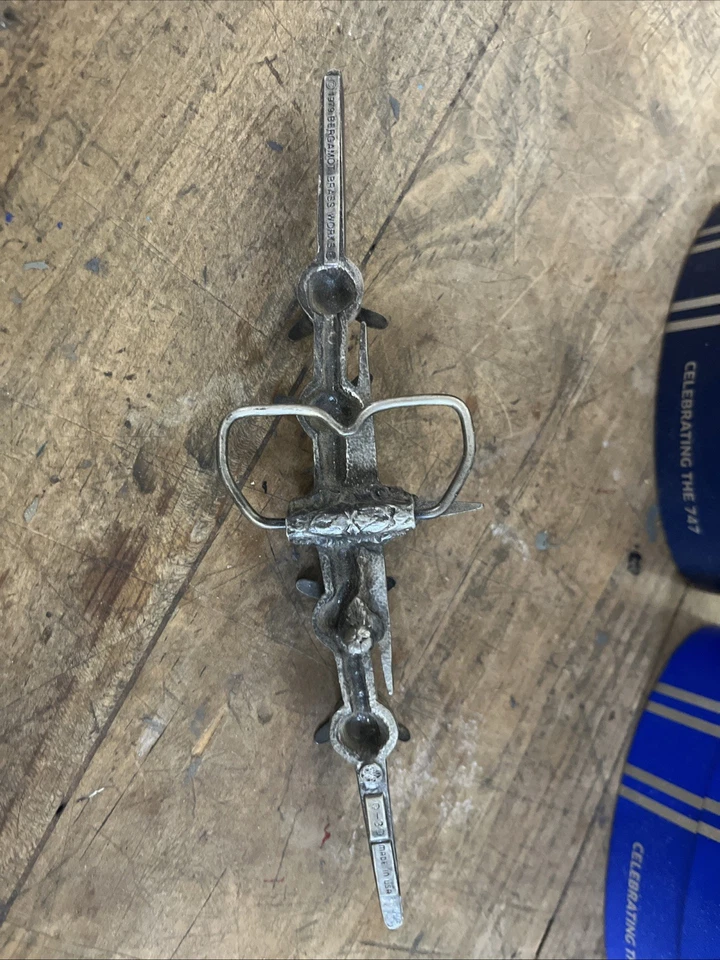 Antiguo 1979 Bergamota B-17 Bombardero Hélices de Avión Giratorio Hecho en EE. UU. Hebilla de Cinturón Foto 2 de 4