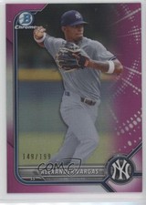 2022 Bowman Chrome Prospects Fuchsia Refractor 149/199 Alexander Vargas 0dz7