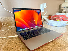 13" Apple MacBook Pro Silver 2017 Touch Bar 8GB RAM 512GB SSD Ventura