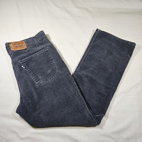 Levi's, Vintage 1990s Levi's Men's 517 Corduroy Pants W38 L32 Made in USA White Tab Gray