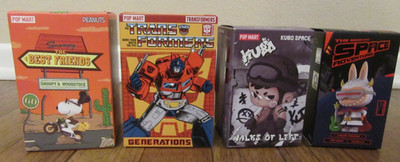 Pop Mart Peanuts Transformers Kubo Space Monsters Space Adventures Blind Box Lot