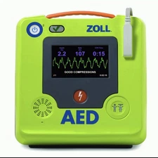 ZOLL AED 3 BLS / ECG WiFI with AED , CPR Uni-Padz III, and AED  Pads / Battery