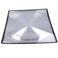 A5 Flat PVC Magnifier Sheet X3 Book Page Magnifying Reading Glass Lens LH .t2