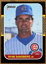 ungraded Ryne Sandberg #77 1987 Donruss baseball card