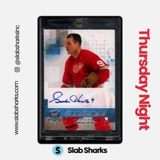 2010 UPPER DECK THE CUP #CE-GH GORDIE HOWE ENSHRINEMENTS AUTO /50