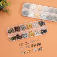 Lobster Claw Clasps and Open Jump Rings Set, 6 Colors Lobster Clasps for Jewe...