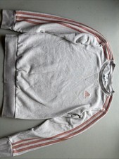 Adidas Crew Neck Sweater Three Striped Arms Logo XS Girls
