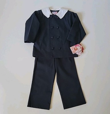 Vintage Kathe Kruse Du Mein Doll Suit Set 92 NEW Navy Blue Baby Anzug Clothing