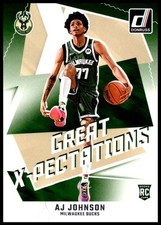 2024 AJ Johnson Donruss Great X-Pectations BASKETBALL #6 Milwaukee Bucks