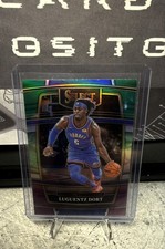 2021-22 Panini Select - Concourse Luguentz Dort #2 Green White Purple Prizm