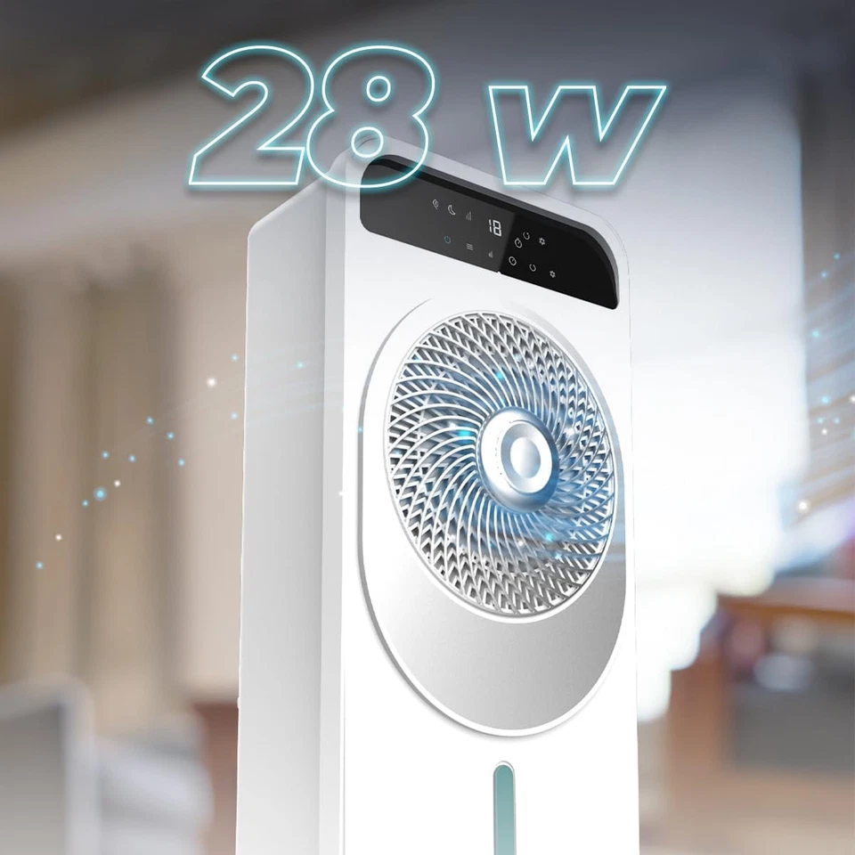 - Condizionatore Evaporativo Energysilence 5000 Cool Wave, Motore CC 60W, Capaci - Immagine 2 di 4