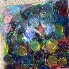 3000ct Regal Colorful Rainbow Plastic Bingo Game Chips Board Piece Assorted